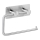 Support pour papier 14,5 × 10 cm en inox, finition argentée