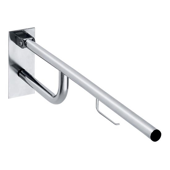 Supporto con staffa 10,3x25,3 cm acciaio inox/argento