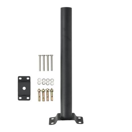 Supporto di montaggio per illuminazione da esterno BASE, diametro 48 mm, nero