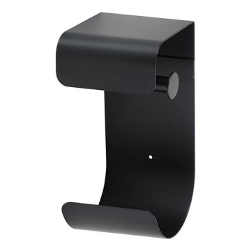 Supporto per carta 12,5x26 cm acciaio inox/nero