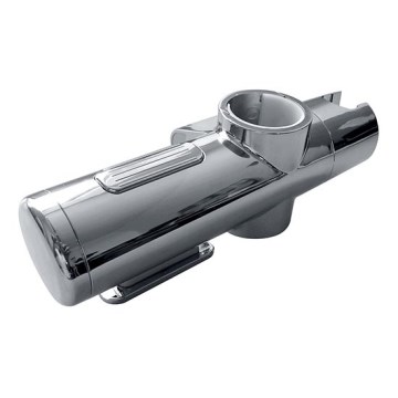 Supporto per doccia 18,2x6 cm, finitura argento