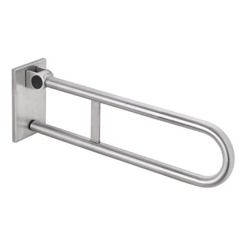 Supporto pieghevole 12x22,5 cm acciaio inox/argento
