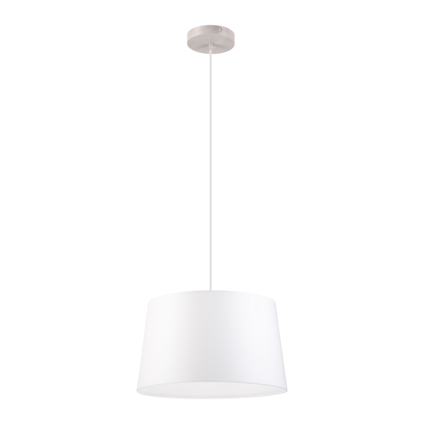 Suspension à câble AIDA 1xE27/60W/230V Ø 35 cm chêne/blanc