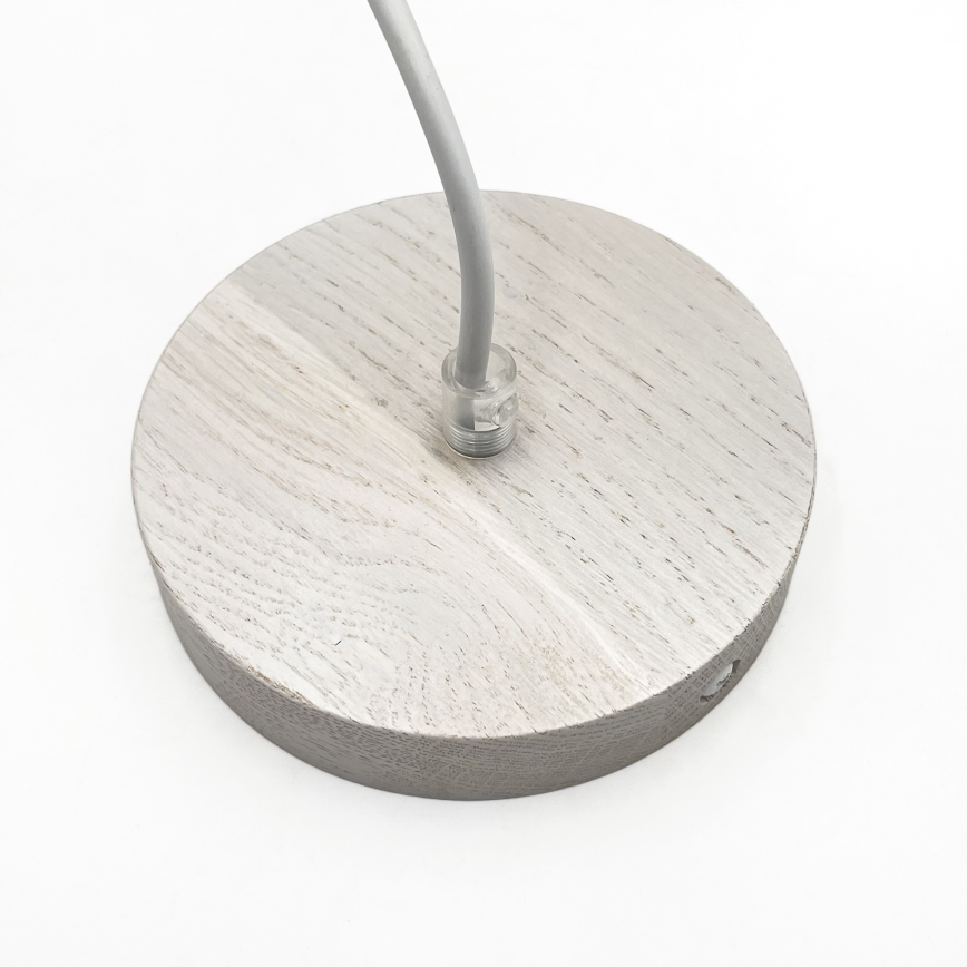 Suspension à câble AIDA 1xE27/60W/230V Ø 35 cm chêne/blanc