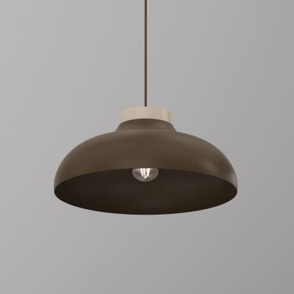 Suspension à câble BASCA 1xE27/15W/230V marron/beige