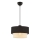 Suspension à câble ECHO 1xE27/60W/230V noir/crème