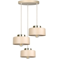 Suspension à câble IGNIA 3xE27/60W/230V taupe