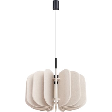 Suspension à câble MULA 1xE27/15W/230V Ø 45 cm crème