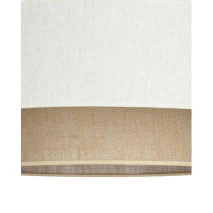 Suspension à câble NATIA 1xE27/60W/230V Ø 45 cm blanc/marron