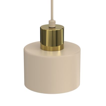 Suspension à câble PARKLA 1xE27/15W/230V beige/doré