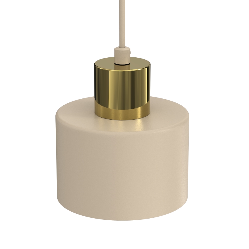 Suspension à câble PARKLA 1xE27/15W/230V beige/doré