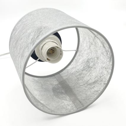 Suspension à câble ROSA 1xE27/60W/230V noir/gris