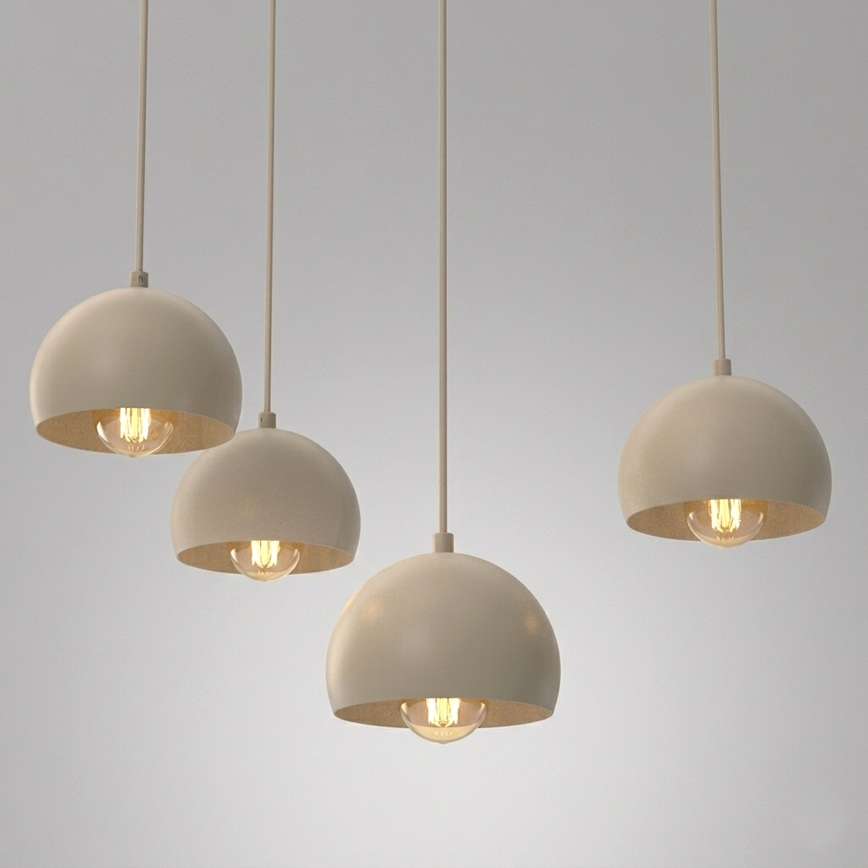 Suspension à câble SOOL 5xE27/15W/230V beige