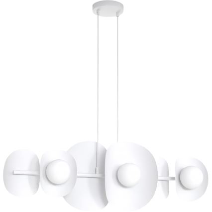 Suspension à câbles ELEMENTI 6xG9/8W/230V blanche
