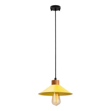 Suspension à cordon MANAVGAT 1xE27/40W/230V jaune/marron