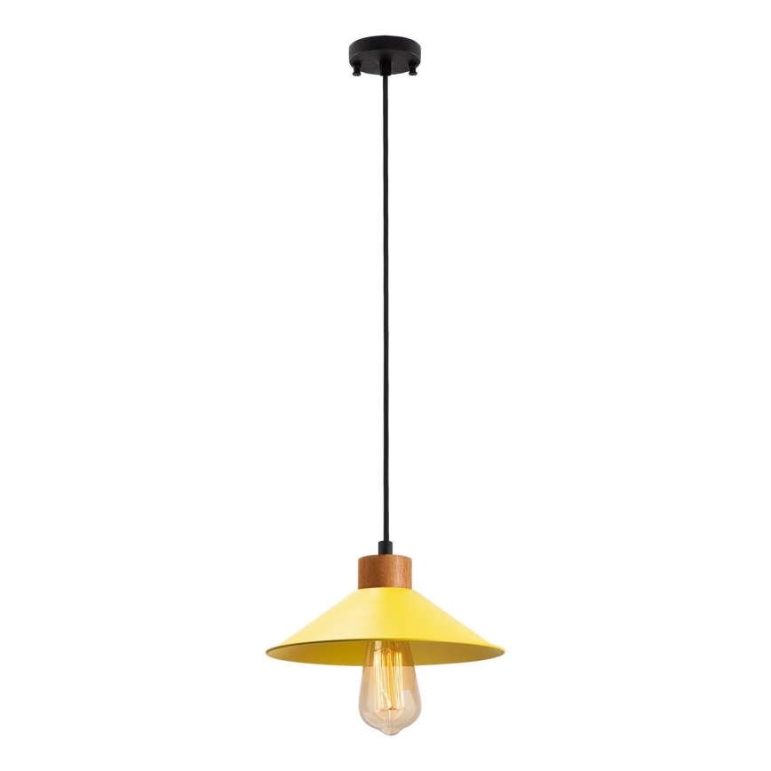 Suspension à cordon MANAVGAT 1xE27/40W/230V jaune/marron