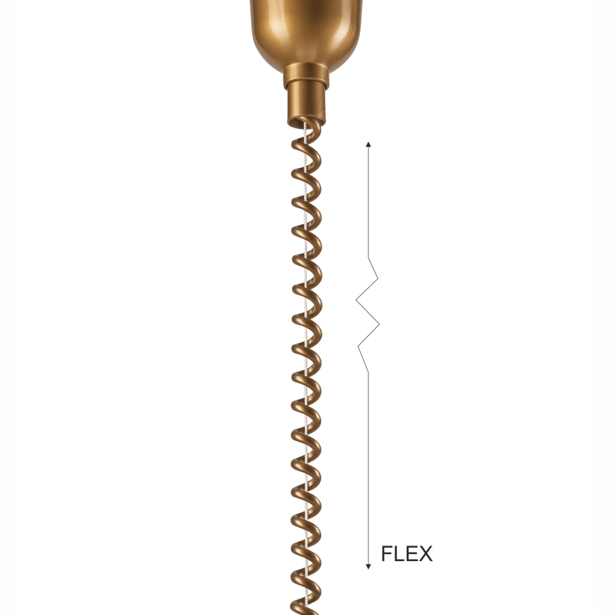 Suspension à hauteur réglable CHIARA 1xE27/60W/230V marron foncé/hêtre