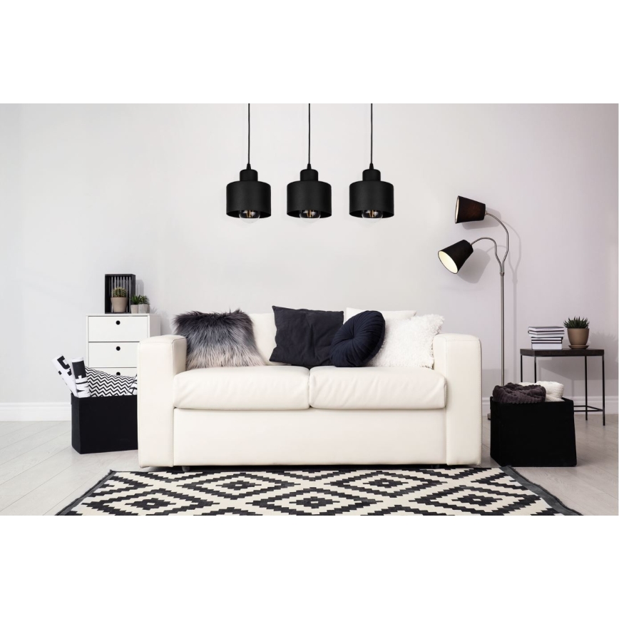 Suspension avec fil BODO 3xE27/60W/230V