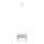 Suspension avec fil CORAL 1xE27/60W/230V blanc