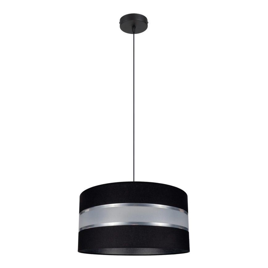 Suspension avec fil CORAL 1xE27/60W/230V noir