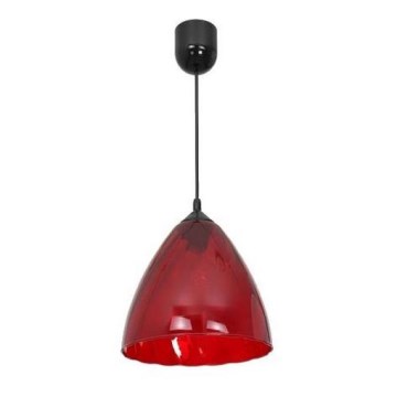 Suspension avec fil FLASH 1xE27/60W/230V rouge