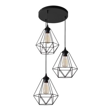 Suspension avec fil KARO 3xE27/15W/230V