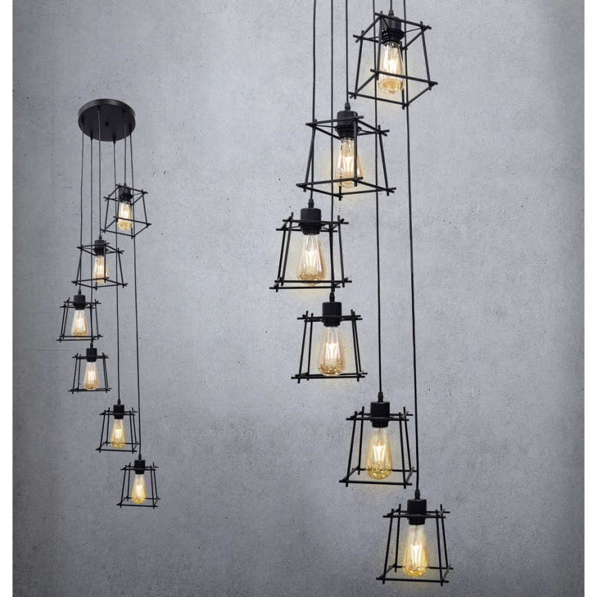 Suspension avec fil RYGA 6xE27/20W/230V