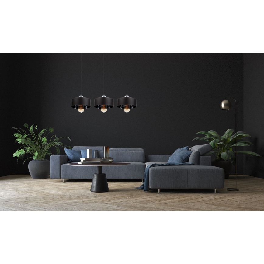Suspension avec fil VEST 3xE27/60W/230V