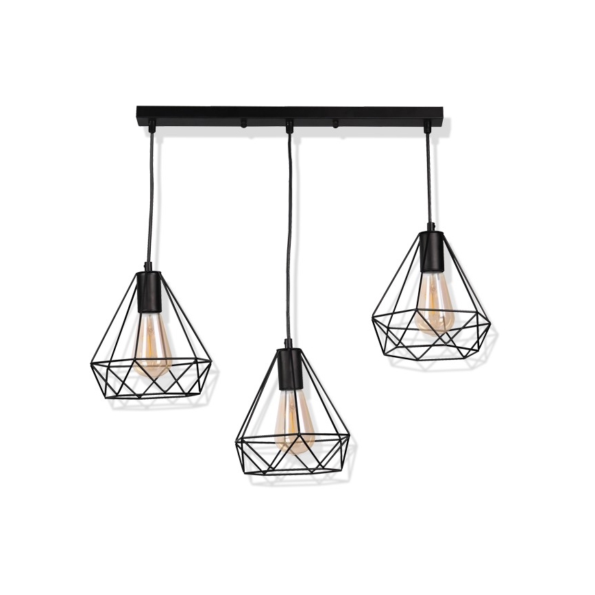 Suspension avec fil VIGO 3xE27/20W/230V