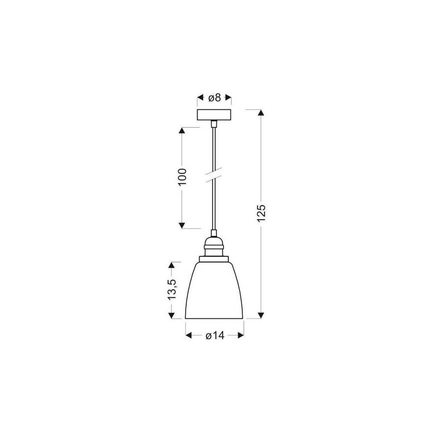Suspension avec fil VOICE 1xE27/40W/230V