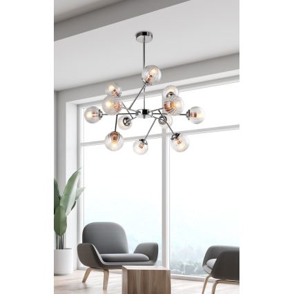 Suspension avec tige BEST 12xE14/40W/230V