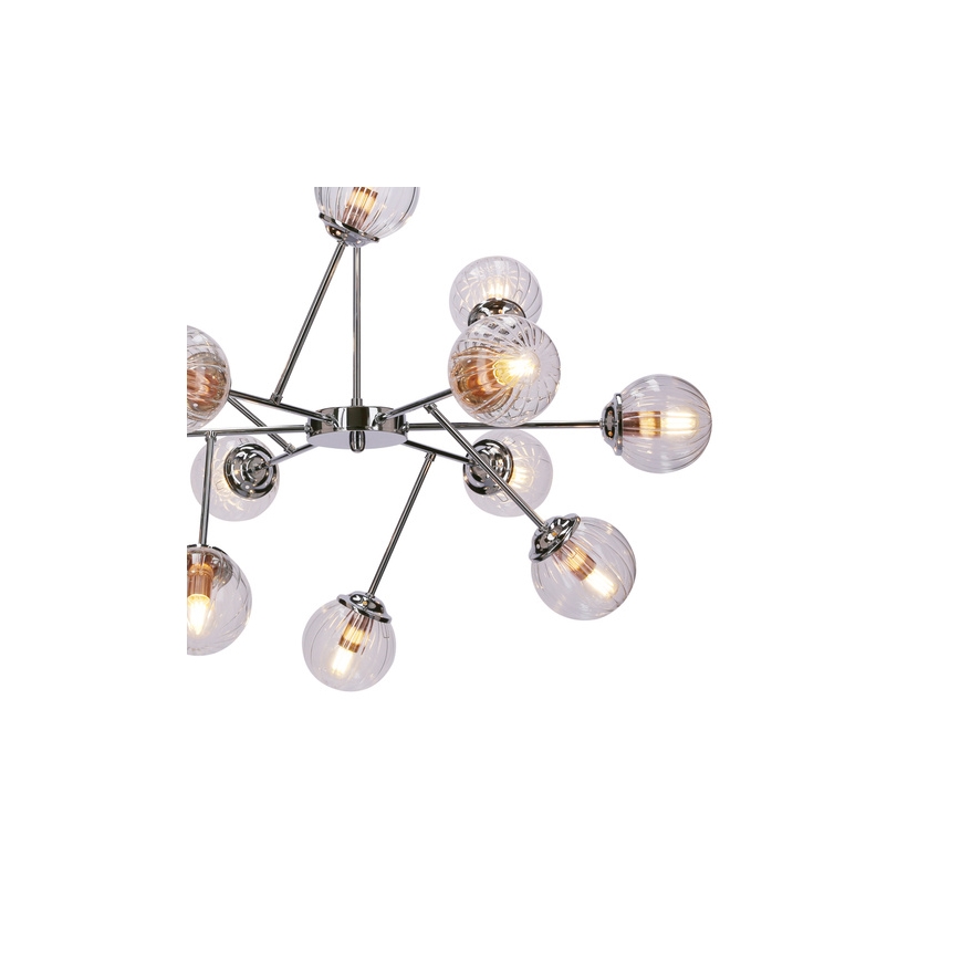 Suspension avec tige BEST 12xE14/40W/230V