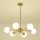 Suspension-barre 6xE27/40W/230V laiton