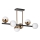 Suspension-barre 6xLED/7W/230V doré/noir