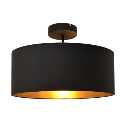 Suspension barre ALBA 3xE27/15W/230V noir/doré