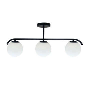 Suspension-barre AMADEO 3xE14/40W/230V noir