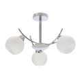 Suspension-barre AMOS 3xE27/40W/230V chrome brillant