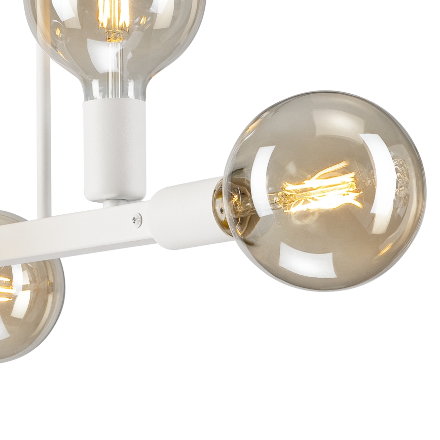 Suspension-barre ASTRID 6xE27/60W/230V blanc
