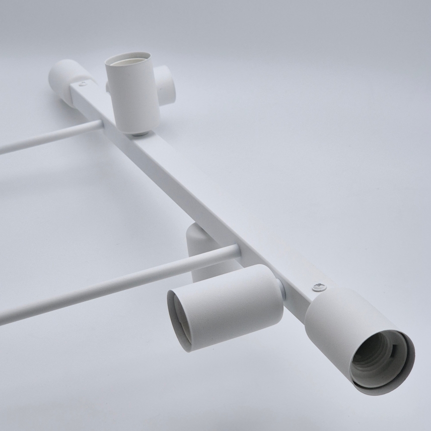 Suspension-barre ASTRID 6xE27/60W/230V blanc