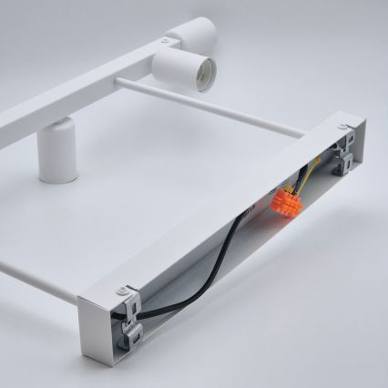 Suspension-barre ASTRID 6xE27/60W/230V blanc