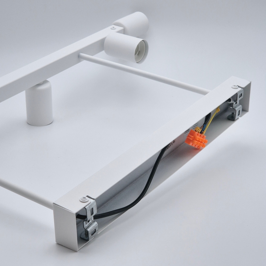 Suspension-barre ASTRID 6xE27/60W/230V blanc