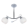 Suspension-barre CONNOR 2xE27/15W/230V chrome brillant/blanc