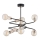 Suspension-barre DISCO 6xE27/60W/230V noir/doré