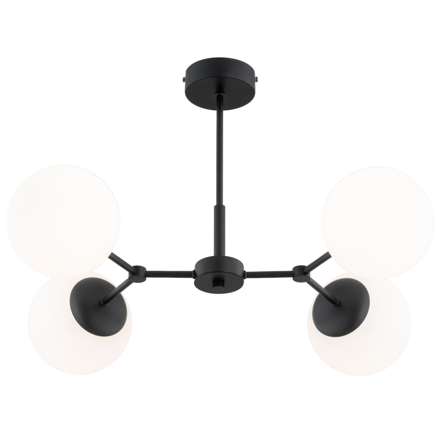 Suspension-barre FOTON 4xE14/10W/230V noir