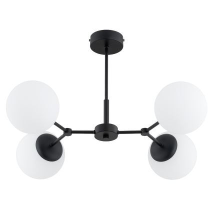 Suspension-barre FOTON 4xE14/10W/230V noir