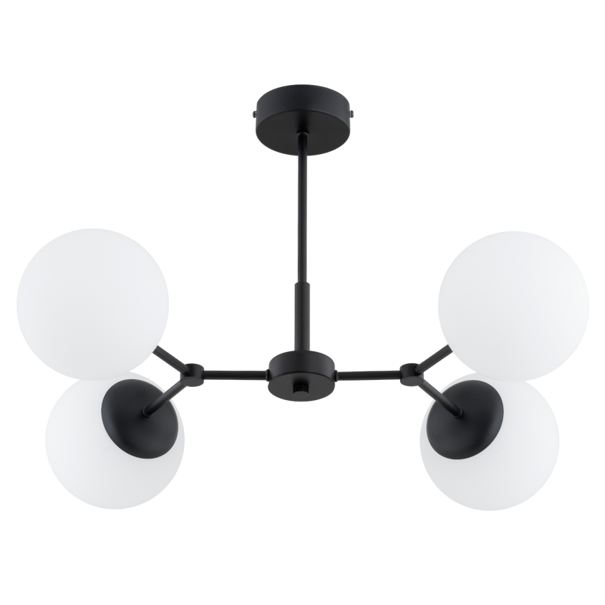 Suspension-barre FOTON 4xE14/10W/230V noir