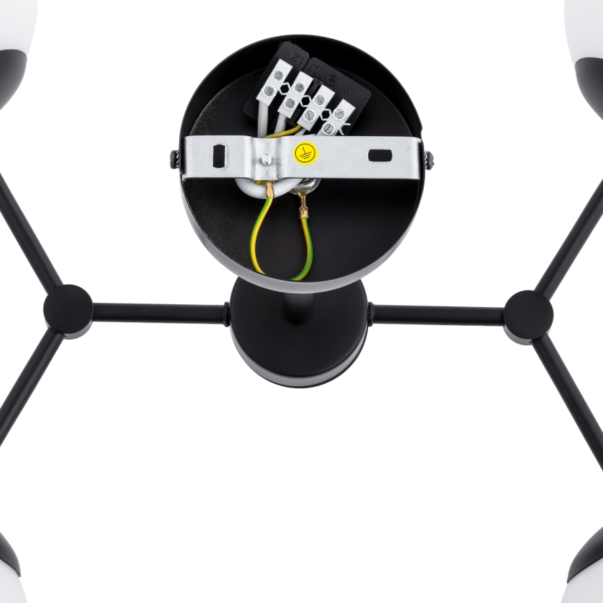 Suspension-barre FOTON 4xE14/10W/230V noir