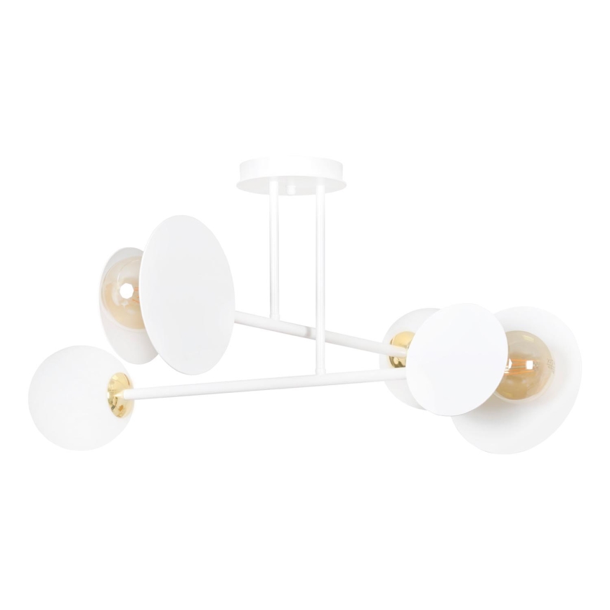 Suspension-barre MINERVA 2xE27/15W + 2xE14/10W/230V blanc