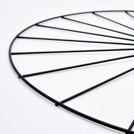 Suspension-barre MONTANA 1xE27/15W/230V d. 45 cm noir