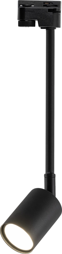 Suspension-barre pour système de rail monophasé TOP 1xGU10/10W/230V noir
